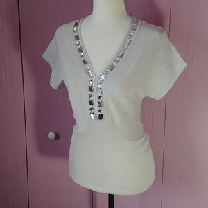 Colori silver sweater.